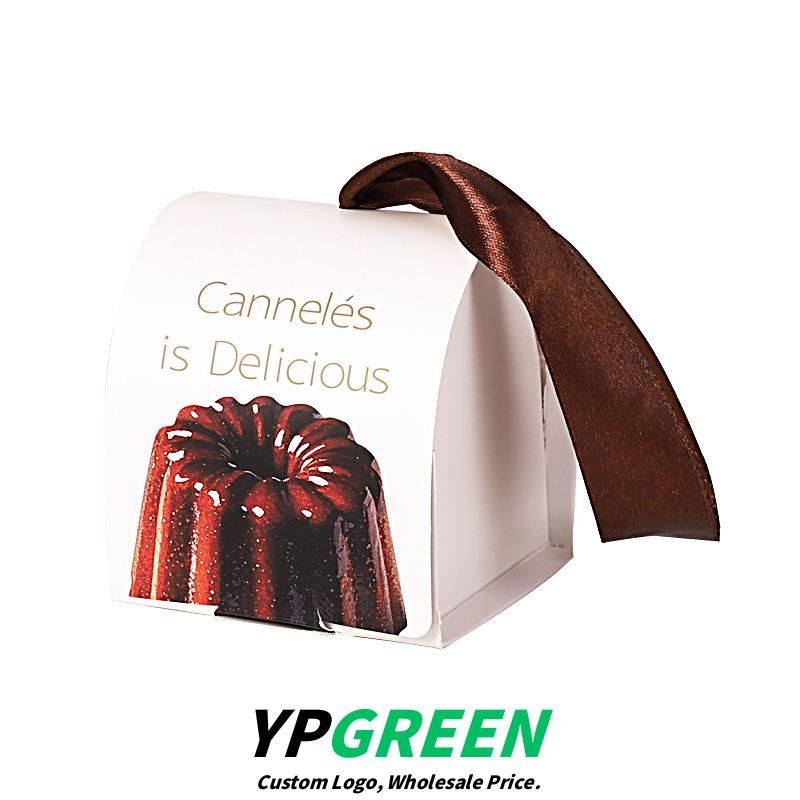 Wholesale Handheld 1-Pack Boxes for Canelé and Small Pastry Takeout - Wholesale Factory Price