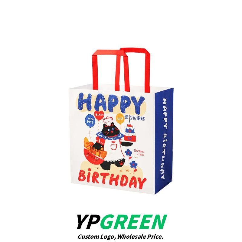 Wholesale Super Cute Cartoon Kraft Handheld Bags for Bakery Toast and Dessert Takeout - Direct from Factory