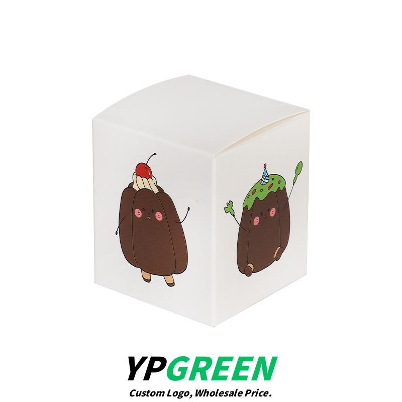 Wholesale Cartoon Single Canelé Boxes with Printing for Mini Bakery Takeout - Factory Direct Supply