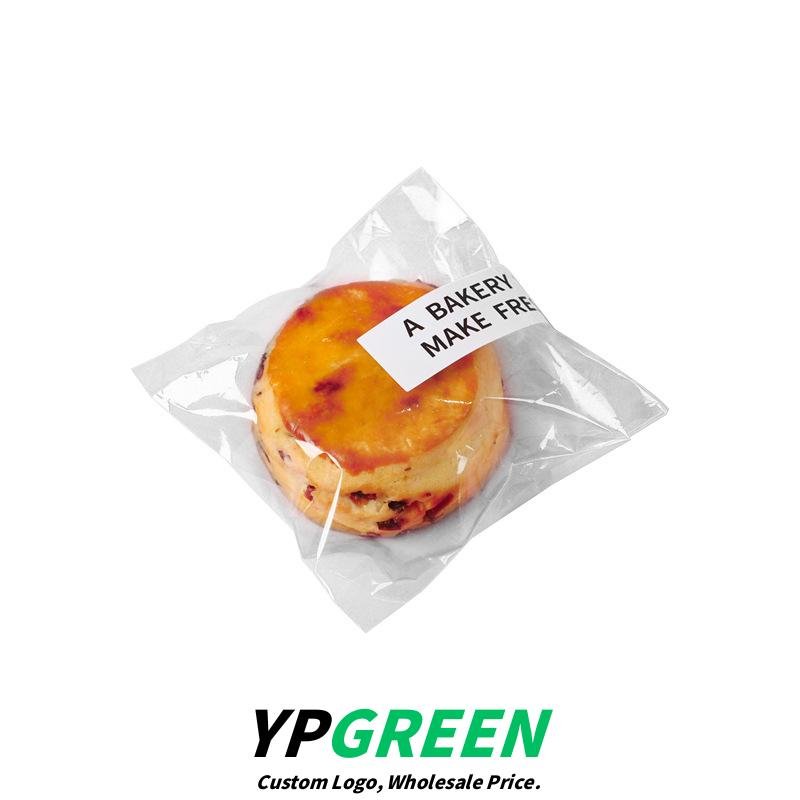 Wholesale Transparent Flat-Top Bags for Cookies, Biscuits, Scones, Puffs, and Chocolate Snacks Takeout - Factory Direct Supply