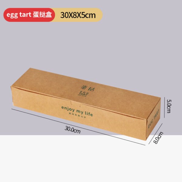 Wholesale Dark Green Thickened Boxes for 4-Piece Egg Tart Takeout - Direct Factory