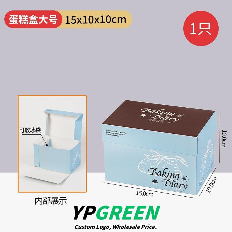 Wholesale Blue French Cream Style Series Packaging for Small Cakes and Bakery Takeout - Supplier Cost Advantage