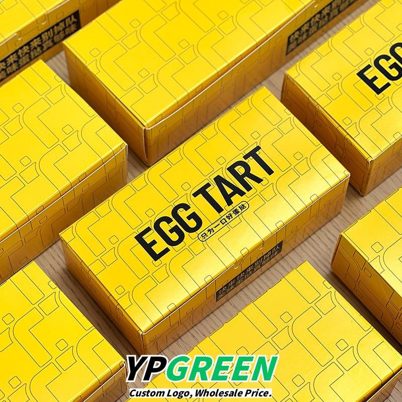Wholesale Disposable Non-Foldable Boxes for 2-4 Pack Portuguese Egg Tarts Takeout - OEM Available