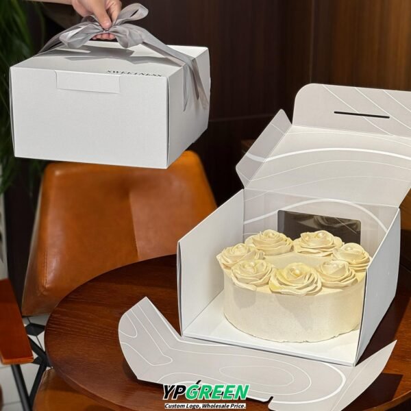 Wholesale 4-6-8 Inch Square Cake Boxes for Birthday Basque Takeout ...