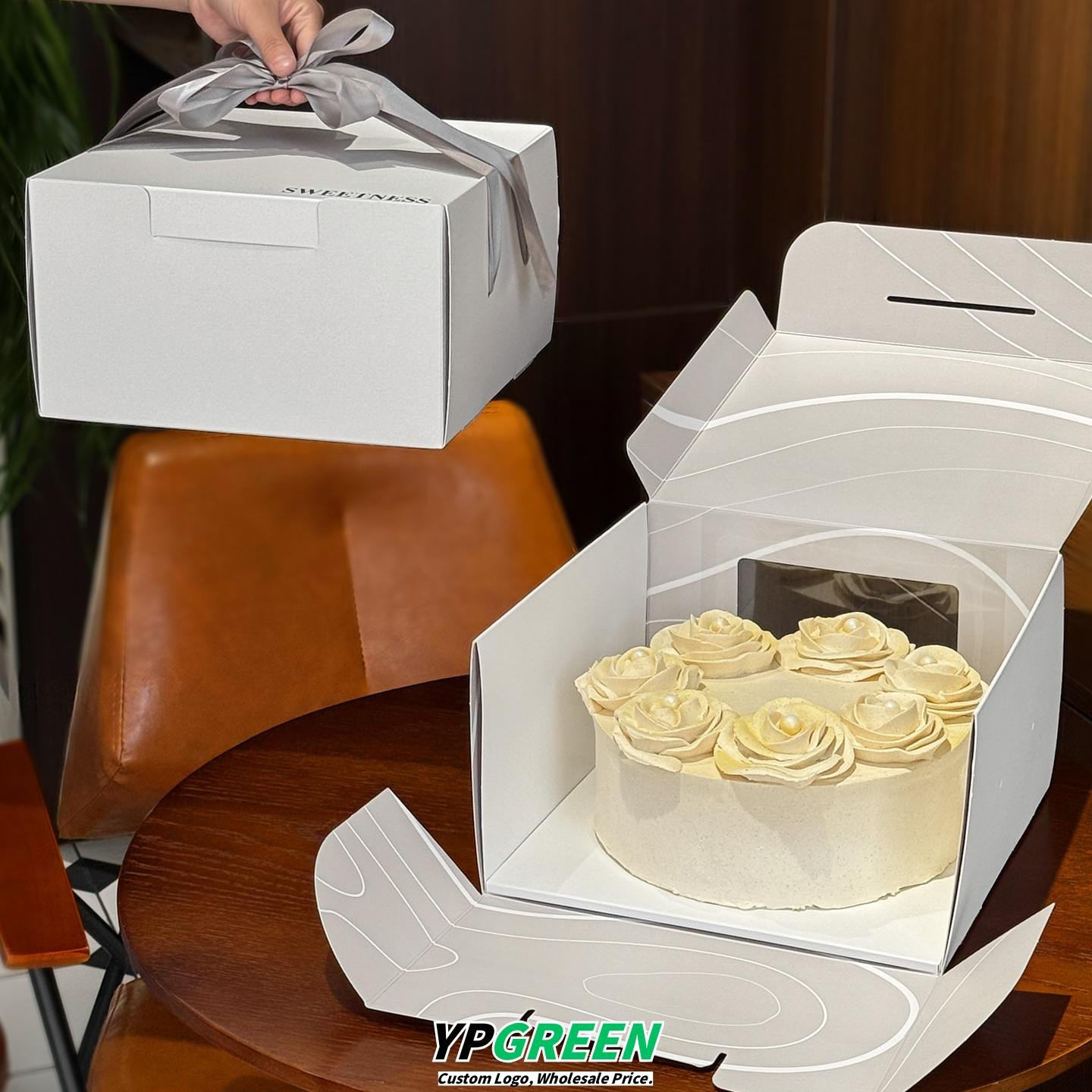 Wholesale 4-6-8 Inch Square Cake Boxes for Birthday Basque Takeout - Factory Price Guarantee