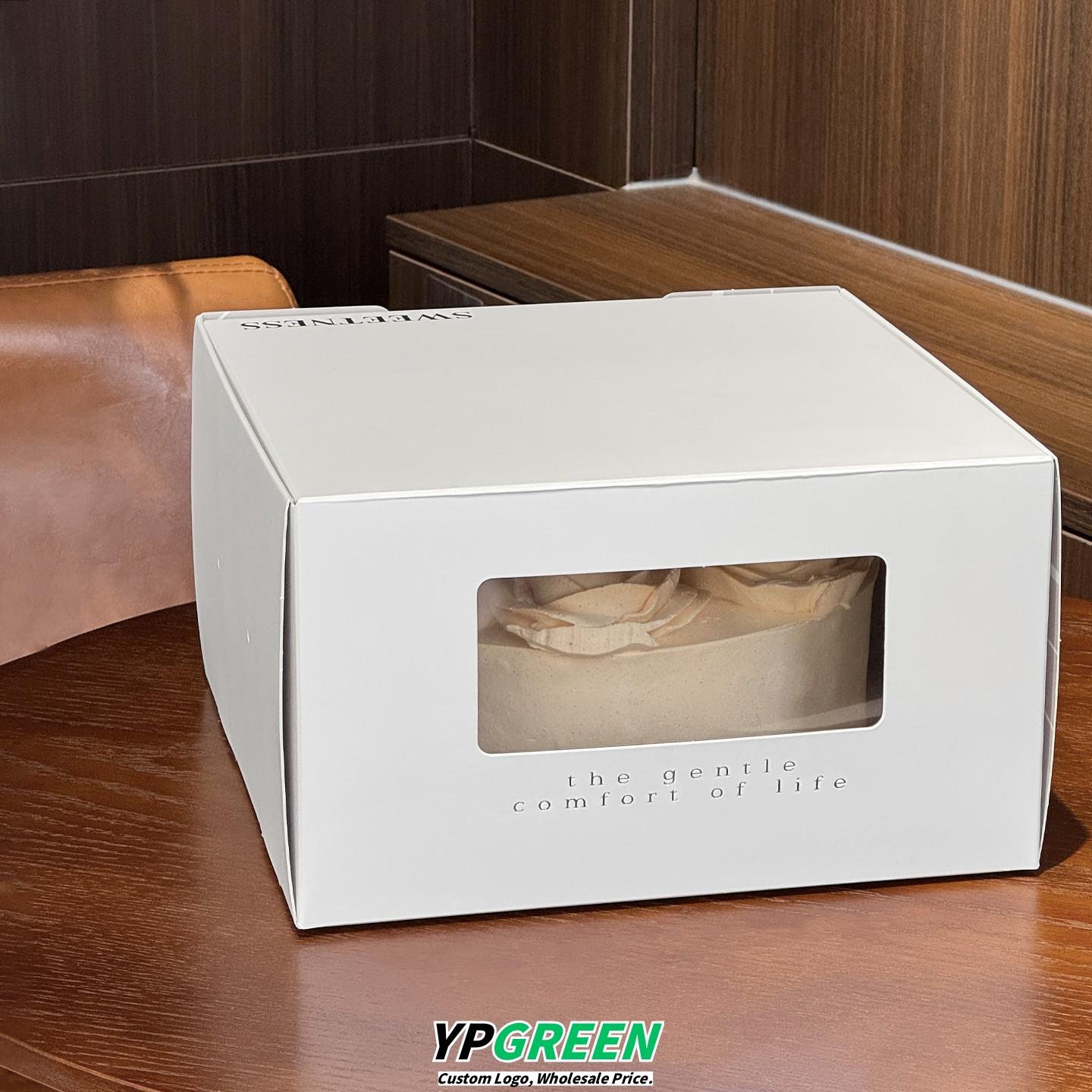 Wholesale 4-6-8 Inch Square Cake Boxes for Birthday Basque Takeout - Factory Price Guarantee