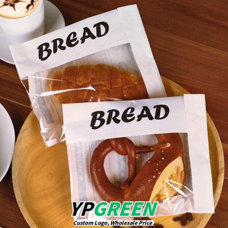 Wholesale Transparent Rolled Edge Wire Seal Food Bags for Mini Toast, Cookies, Ice Bread, and Mochi Packaging - Factory Price Guarantee