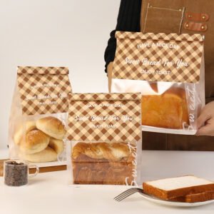 Wholesale Thickened Transparent Self-Seal Bags for Toast and Sliced Bread Takeout - Direct from Factory