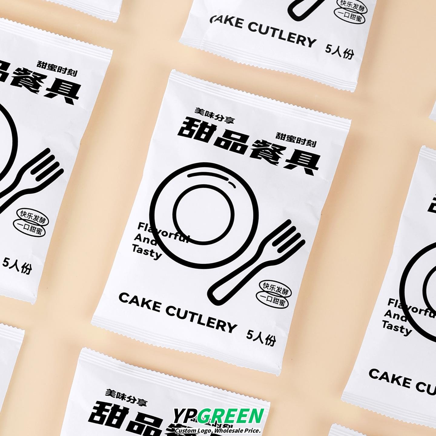 Custom Printed Birthday Cutlery and Plate Kits for Cake Packaging - Manufacturer Direct