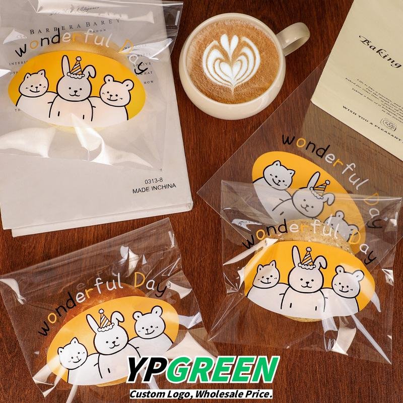 Wholesale Transparent Self-Adhesive Seal Bags for Bagels, Toast, Croissants, and Baguettes Takeout - Factory Price Guarantee