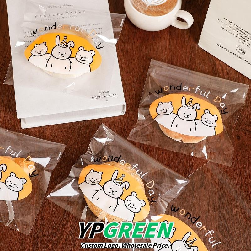 Wholesale Transparent Self-Adhesive Seal Bags for Bagels, Toast, Croissants, and Baguettes Takeout - Factory Price Guarantee
