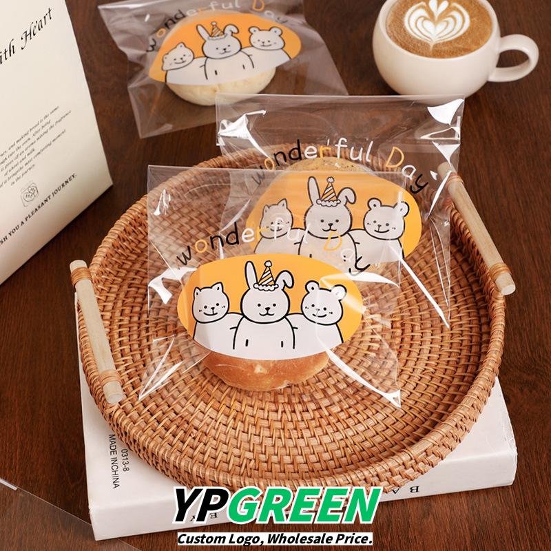 Wholesale Transparent Self-Adhesive Seal Bags for Bagels, Toast, Croissants, and Baguettes Takeout - Factory Price Guarantee