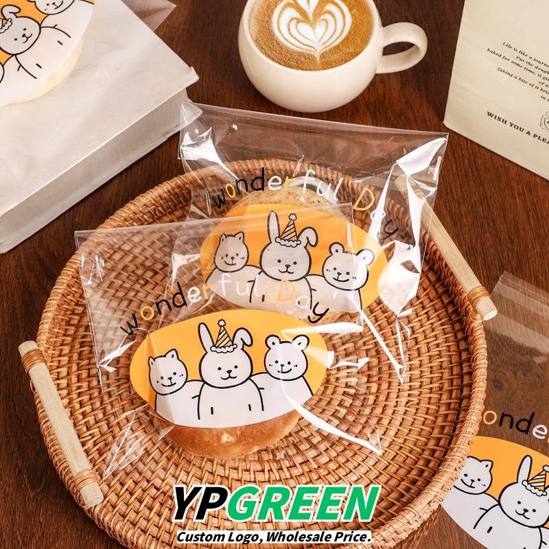 Wholesale Transparent Self-Adhesive Seal Bags for Bagels, Toast, Croissants, and Baguettes Takeout - Factory Price Guarantee