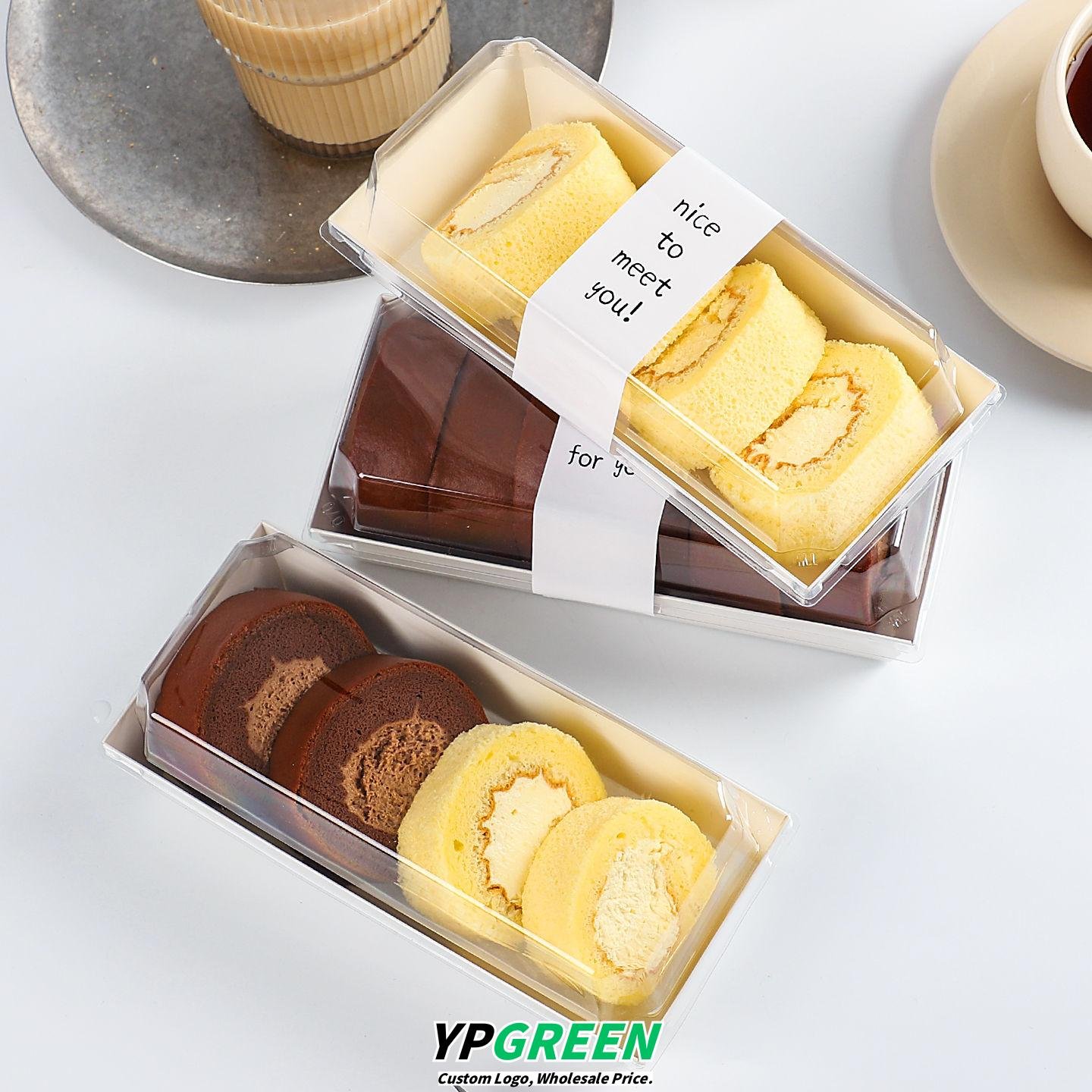 Wholesale Swiss Cake Roll Stickers and Egg Tart Takeout Boxes for Dessert Packaging - Factory Direct Supply