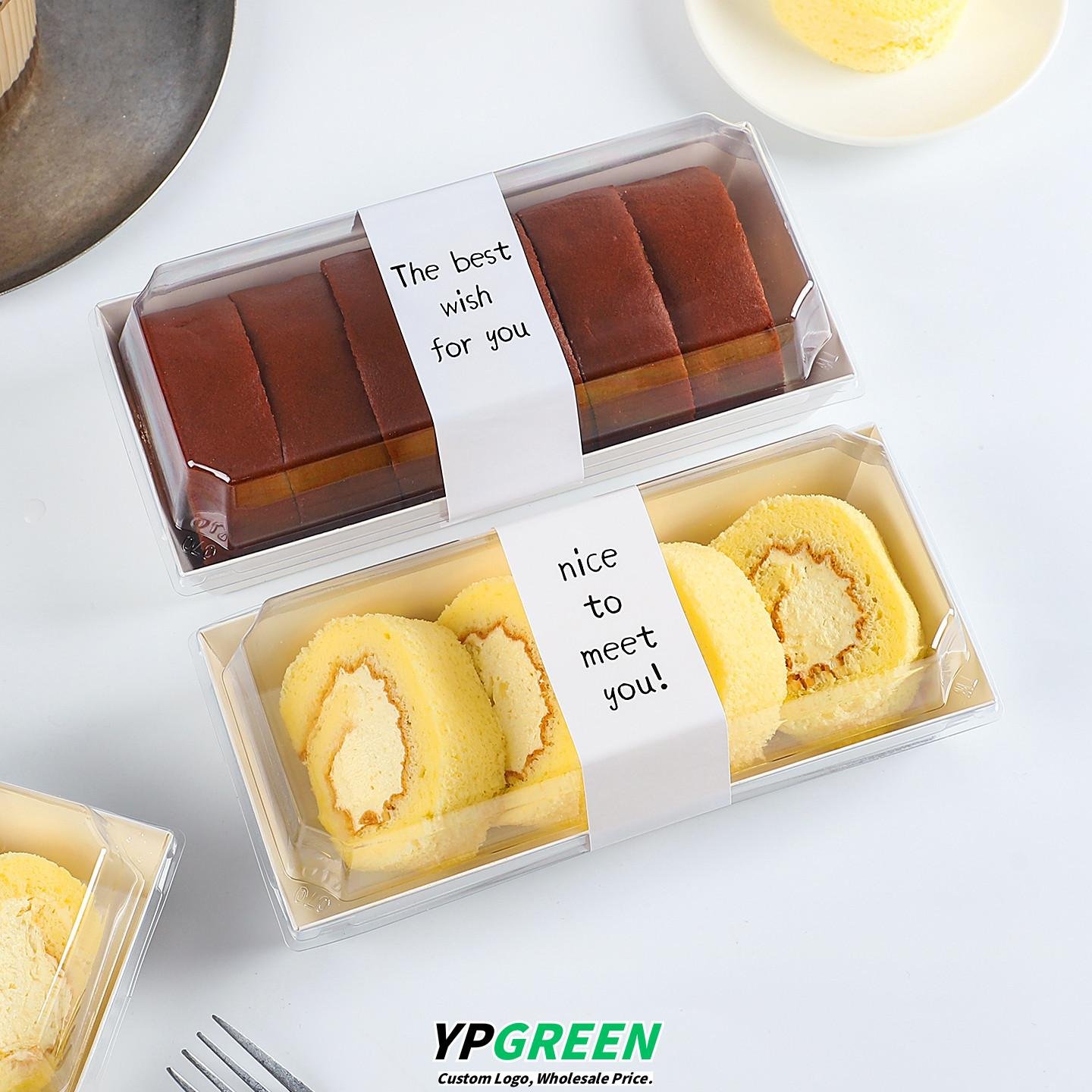 Wholesale Swiss Cake Roll Stickers and Egg Tart Takeout Boxes for Dessert Packaging - Factory Direct Supply