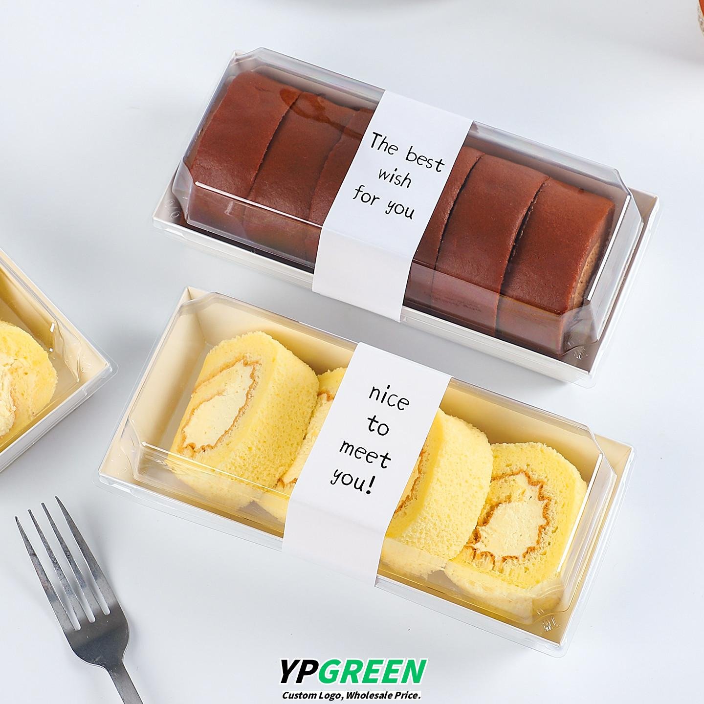 Wholesale Swiss Cake Roll Stickers and Egg Tart Takeout Boxes for Dessert Packaging - Factory Direct Supply