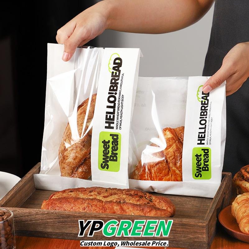 Wholesale Kraft Paper Bags for Soda Bread, Toast Slices, Baguettes, Meal Buns, Sandwiches, and Bagels Takeout - Better Pricing