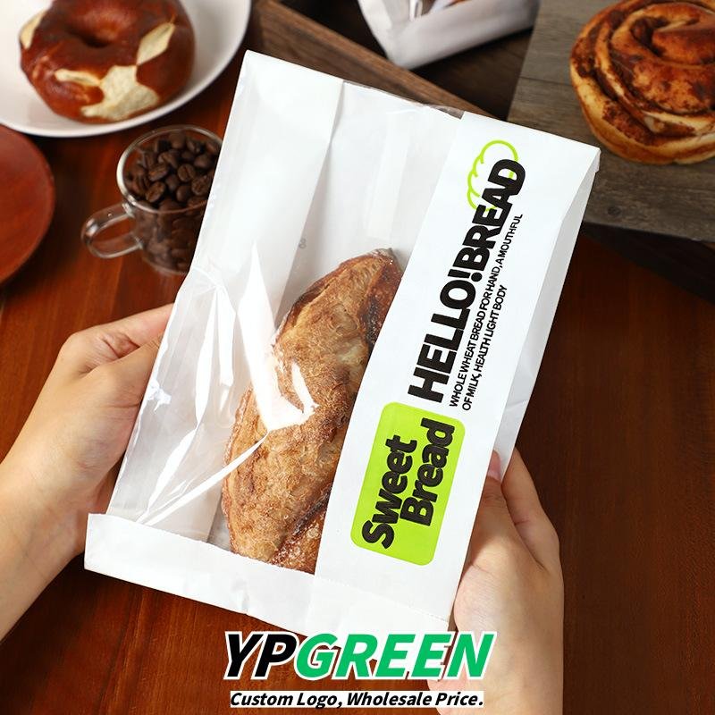 Wholesale Kraft Paper Bags for Soda Bread, Toast Slices, Baguettes, Meal Buns, Sandwiches, and Bagels Takeout - Better Pricing