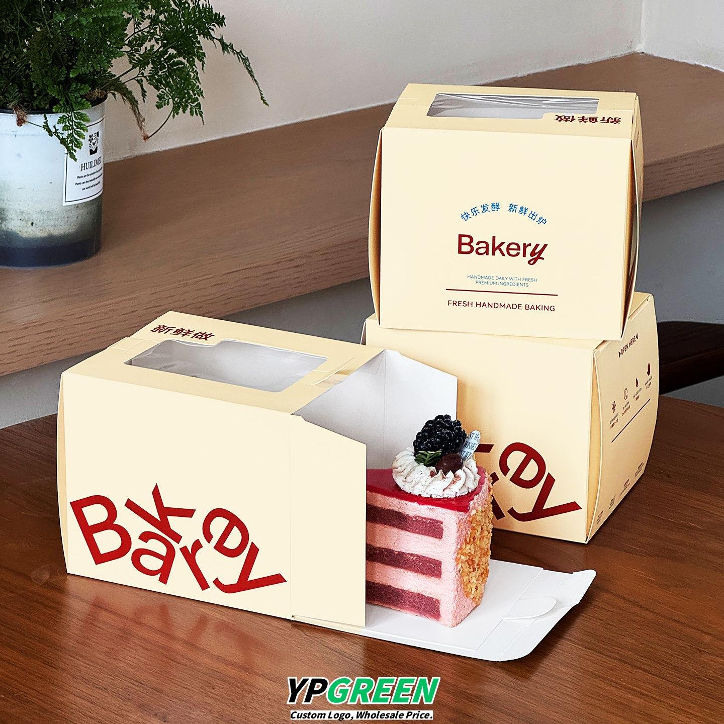 Wholesale Transparent Window Boxes for 3-Inch Cut Cake Slices and Mousse Takeout - Factory Direct Supply Wholesale Transparent Window Boxes for 3-Inch Cut Cake Slices and Mousse Takeout - Factory Direct Supply