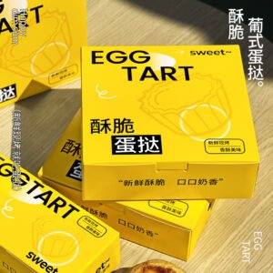 Wholesale Non-Foldable Disposable 2-4 Pack Flaky Egg Tart Boxes for Commercial Bakery Takeout - Fast Lead
