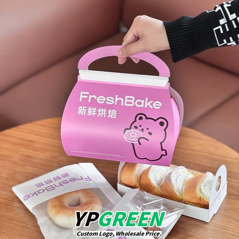 Wholesale Handheld Swiss Roll Cake Boxes for Towel Roll and Mousse Packaging - Private Label