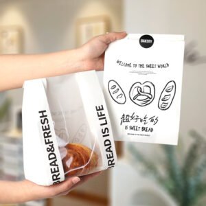 Wholesale Simple English-Style Kraft Paper Bags for Toast Slices, Soda Bread, Baguettes, Sandwiches, and Bagels Takeout - Direct from Factory