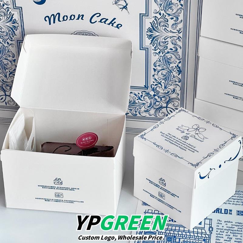 Custom Simple Dessert Boxes for 2-3 Inch Baking Takeout - Wholesale Factory Price