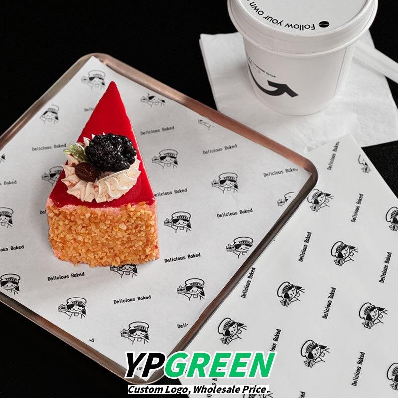 Wholesale Oil-Proof Cartoon Tray Liner Paper for Tiramisu, Baking, Desserts, and Hamburger Packaging - Direct Supplier