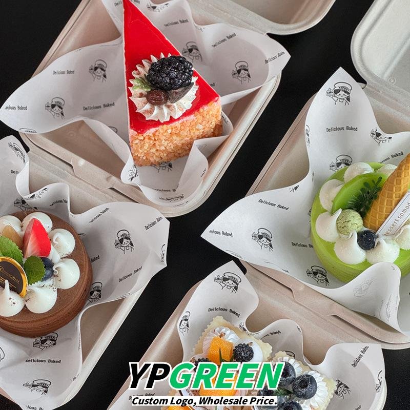 Wholesale Oil-Proof Cartoon Tray Liner Paper for Tiramisu, Baking, Desserts, and Hamburger Packaging - Direct Supplier