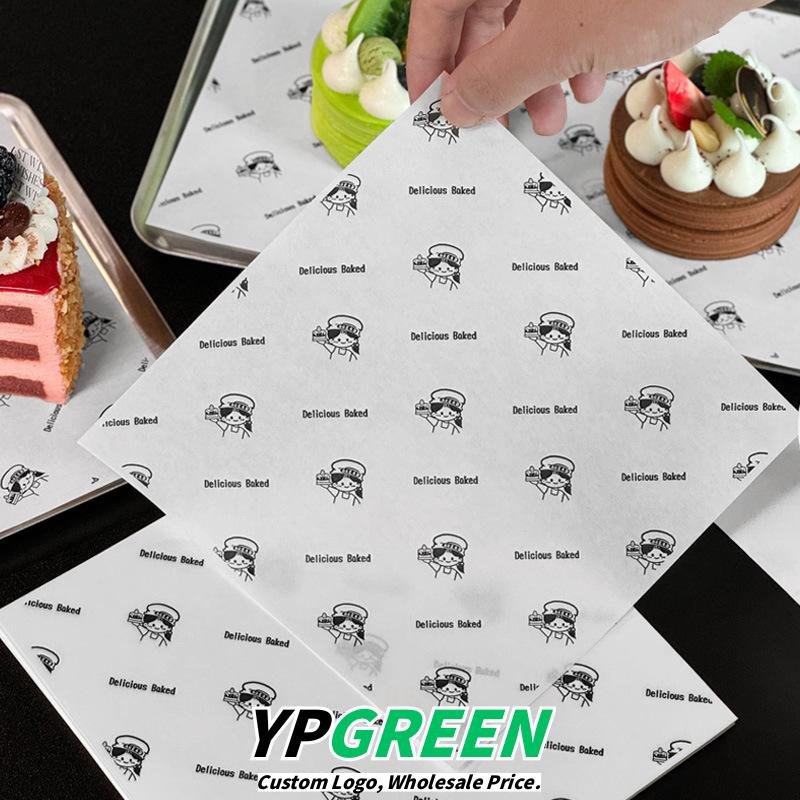 Wholesale Oil-Proof Cartoon Tray Liner Paper for Tiramisu, Baking, Desserts, and Hamburger Packaging - Direct Supplier