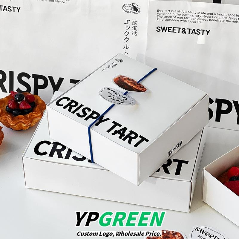 Wholesale Disposable 4-6 Pack Portuguese Egg Tart Boxes for Home and Commercial Takeout - Factory Direct Supply