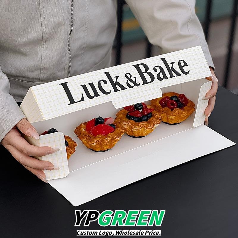 Wholesale Disposable 2-4 Pack Portuguese Egg Tart Boxes for Non-Foldable Takeout - Trusted Manufacturer