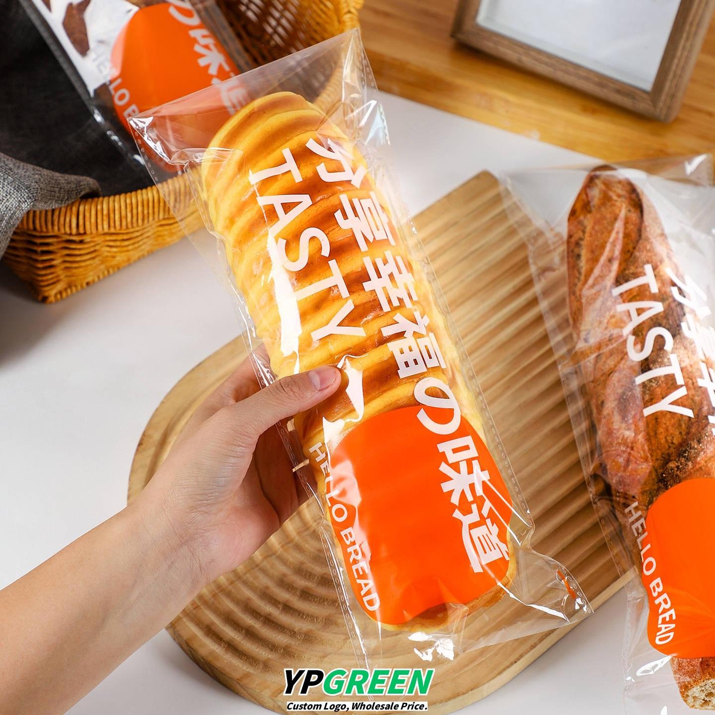 Wholesale Transparent Long Loaf Baguette Bread Packaging Bags for Bakery Takeout - Low MOQ Ready