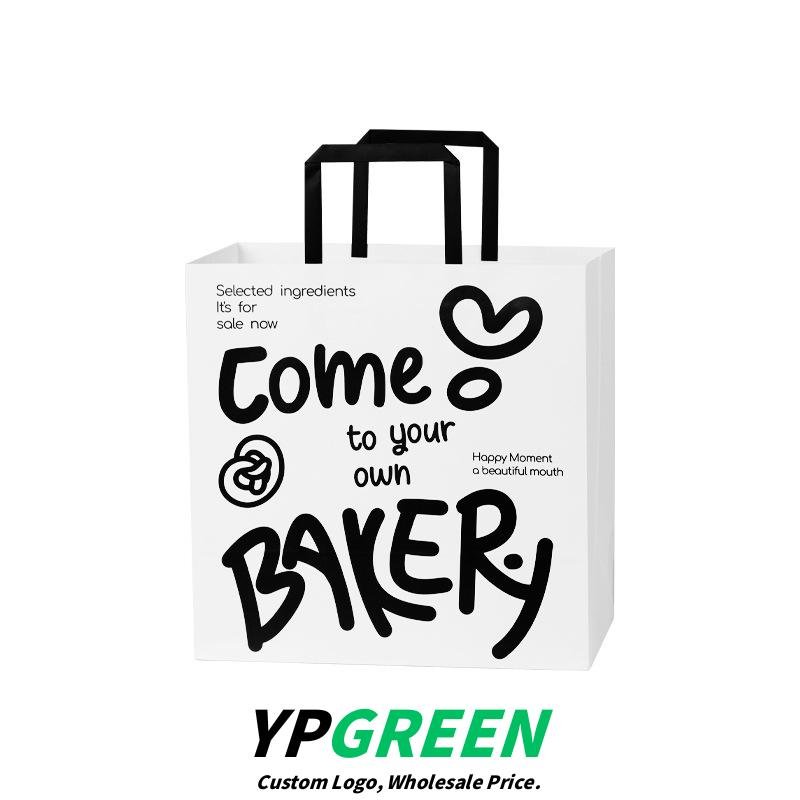 Wholesale IG-Style Kraft Handheld Bags for Dessert, Cake, and Bread Takeout - Factory Direct Supply