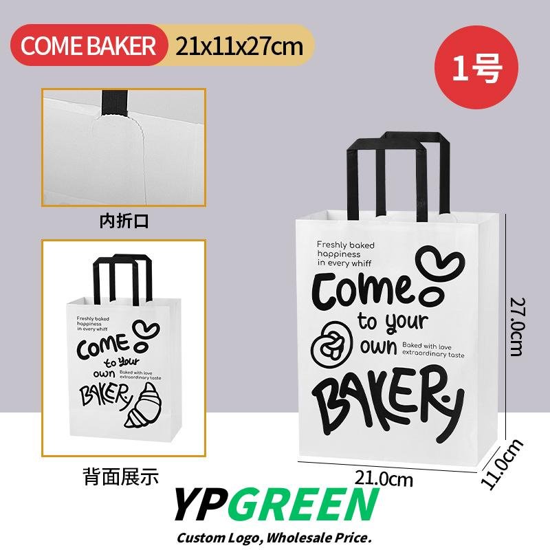 Wholesale IG-Style Kraft Handheld Bags for Dessert, Cake, and Bread Takeout - Factory Direct Supply