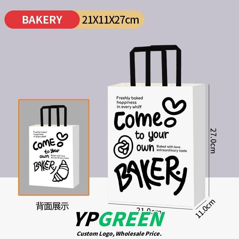 Wholesale IG-Style Kraft Handheld Bags for Dessert, Cake, and Bread Takeout - Factory Direct Supply