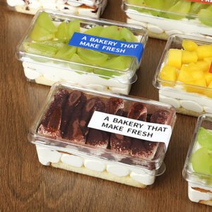 Wholesale Transparent Disposable Boxes for Tiramisu, Layered Mousse Cakes, Soy Milk Desserts, and Bakery Takeout - Private Label