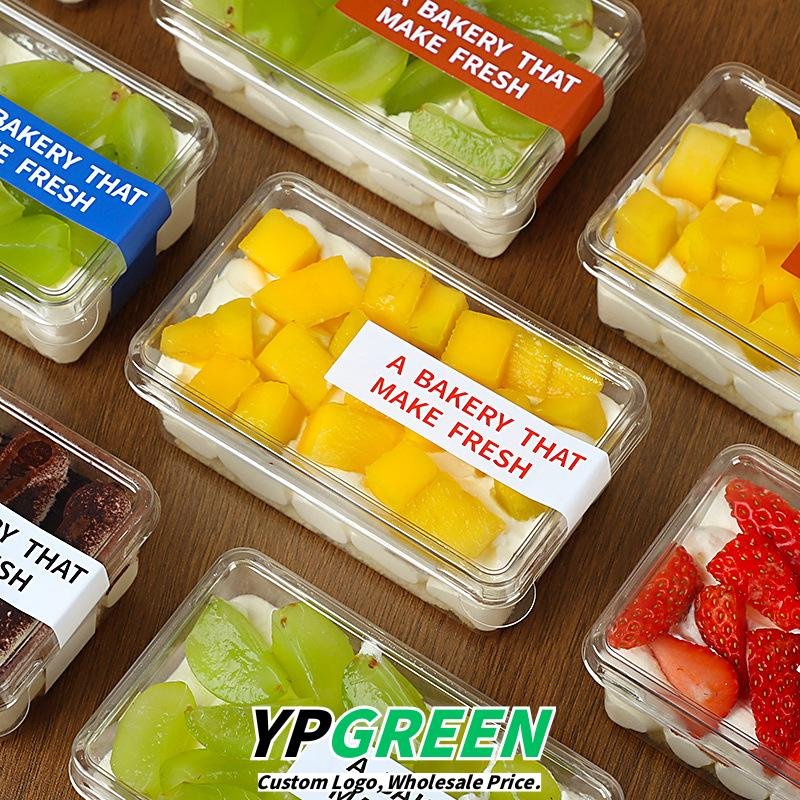 Wholesale Transparent Disposable Boxes for Tiramisu, Layered Mousse Cakes, Soy Milk Desserts, and Bakery Takeout - Private Label