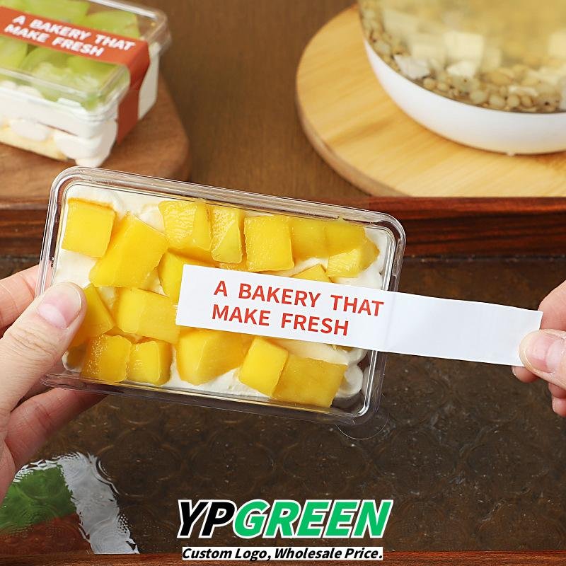 Wholesale Transparent Disposable Boxes for Tiramisu, Layered Mousse Cakes, Soy Milk Desserts, and Bakery Takeout - Private Label