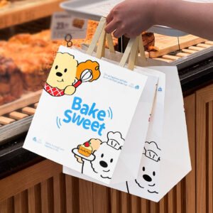 Wholesale Small Kraft Handheld Bags for Bakery Toast and Dessert Takeout - Direct from Factory
