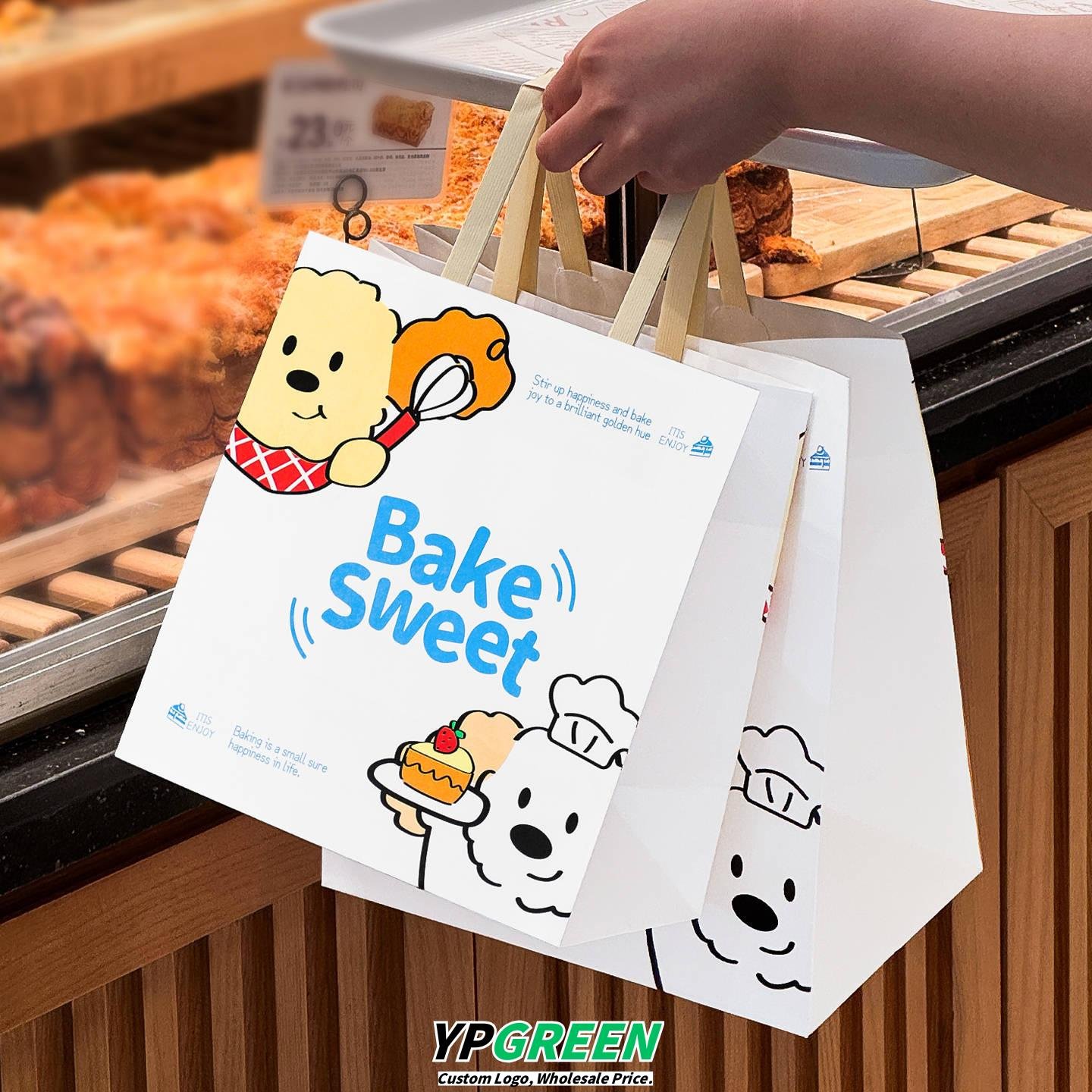 Wholesale Small Kraft Handheld Bags for Bakery Toast and Dessert Takeout - Direct from Factory