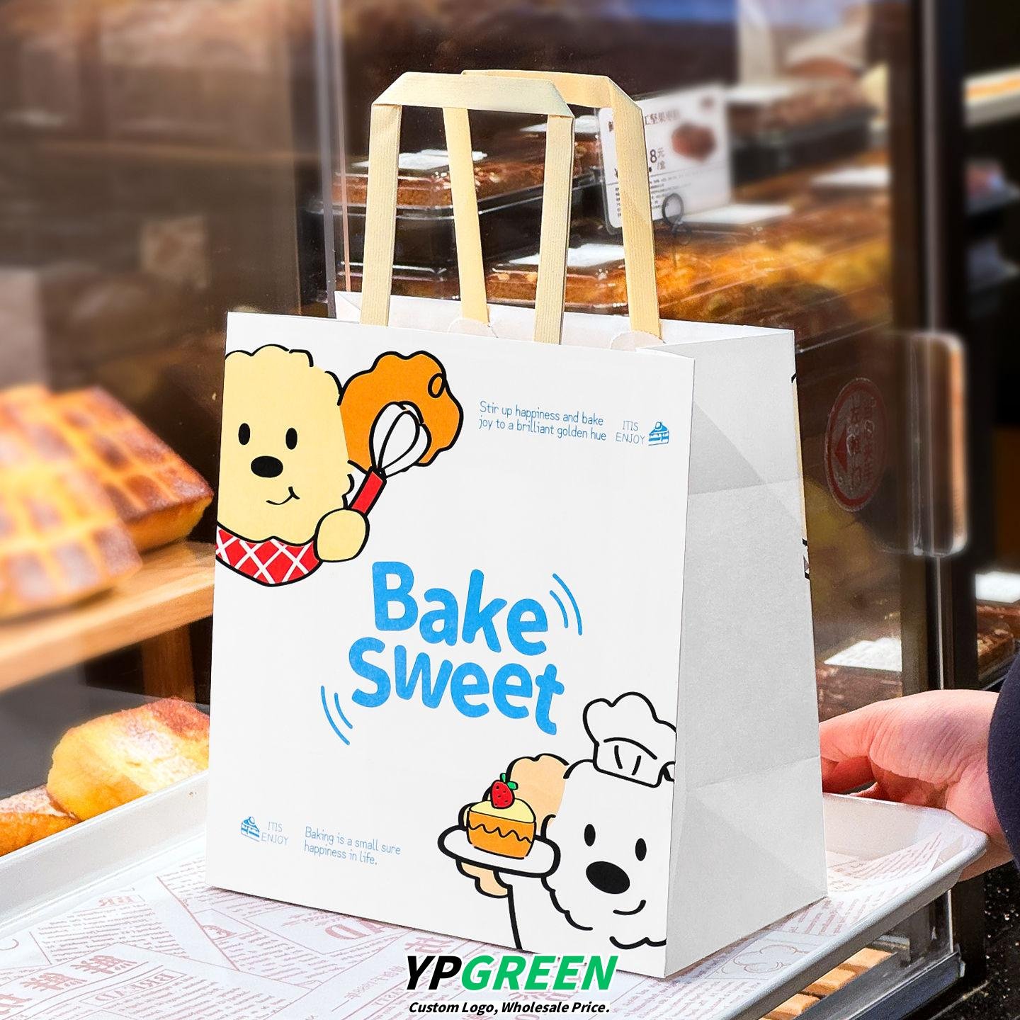 Wholesale Small Kraft Handheld Bags for Bakery Toast and Dessert Takeout - Direct from Factory