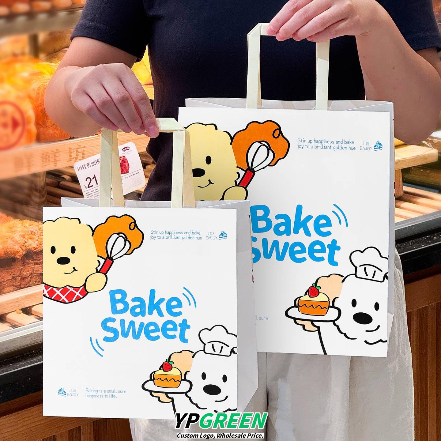Wholesale Small Kraft Handheld Bags for Bakery Toast and Dessert Takeout - Direct from Factory