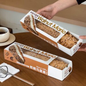 Wholesale Rectangular Clear Window Boxes for Bread, Cakes, Desserts, and Nut Takeout - Direct from Factory