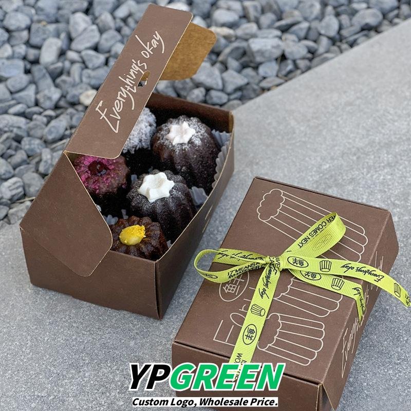 Wholesale 6-Pack High-Visual Canelé Boxes for Bakery Takeout - Direct from Factory