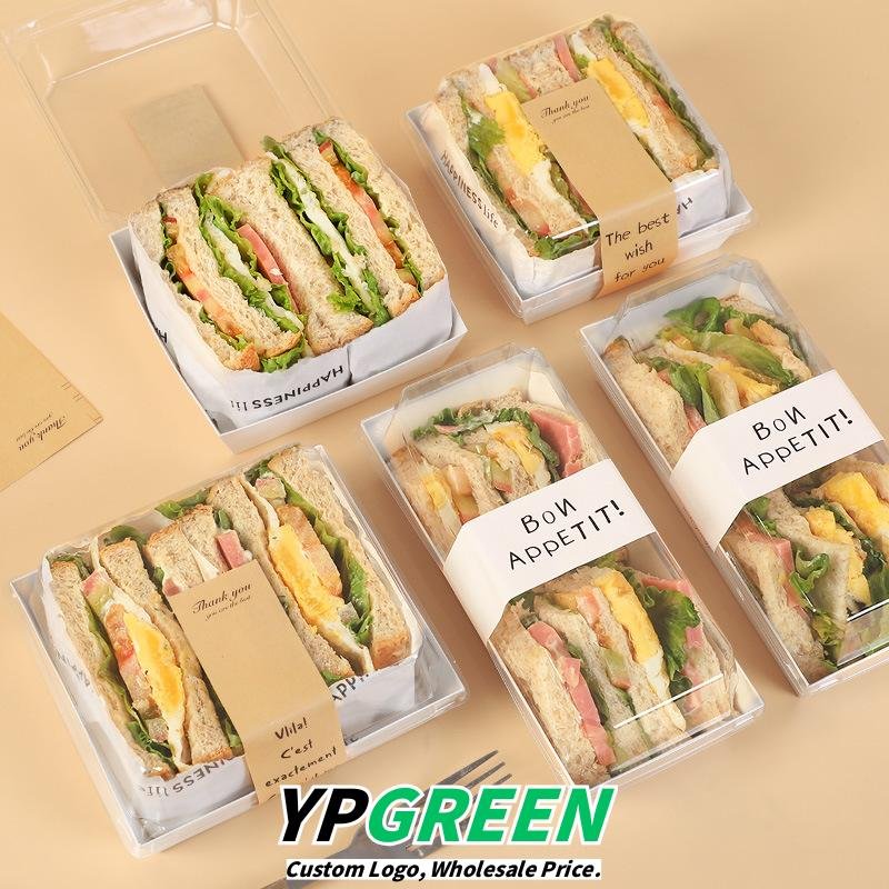 Wholesale Sandwich and Meat Floss Packaging Boxes for Cake Rolls and Picnic Bento Takeout - Factory Direct Supply