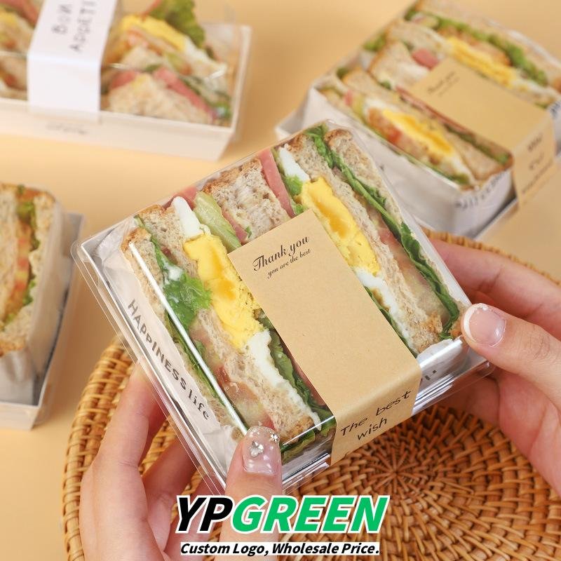 Wholesale Sandwich and Meat Floss Packaging Boxes for Cake Rolls and Picnic Bento Takeout - Factory Direct Supply