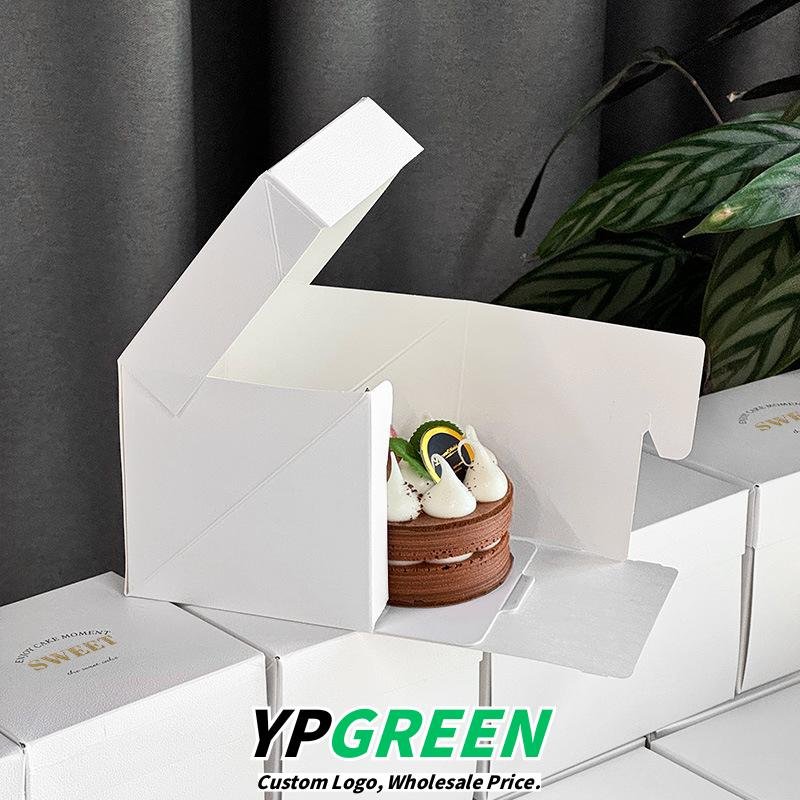 Wholesale 2-3 Inch Square Mini Cake Boxes for Cut Mousse Layered Desserts Takeout - Low MOQ Ready