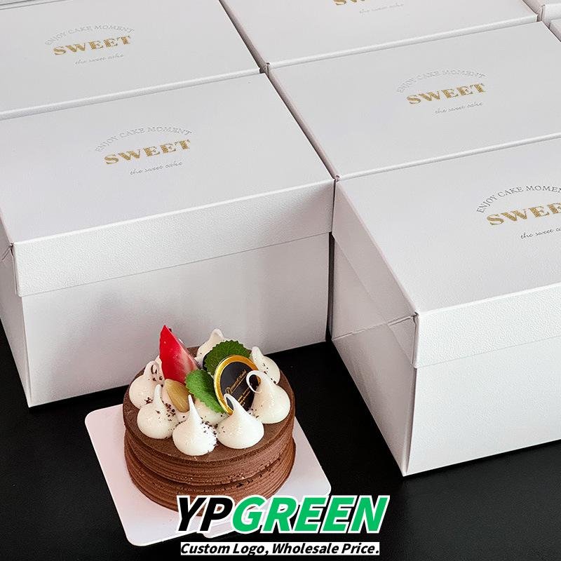 Wholesale 2-3 Inch Square Mini Cake Boxes for Cut Mousse Layered Desserts Takeout - Low MOQ Ready