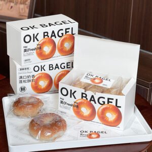 Wholesale Bagel Packaging Boxes for Sliced Bread, Sandwiches, and Bakery Takeout - Direct Supplier